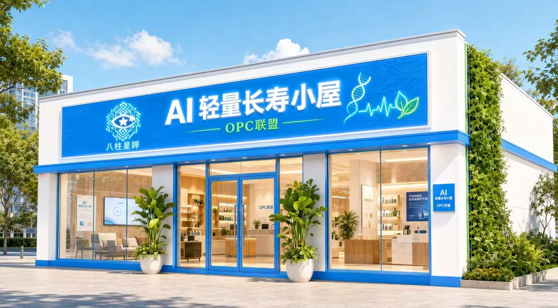 AI轻量长寿小屋外观